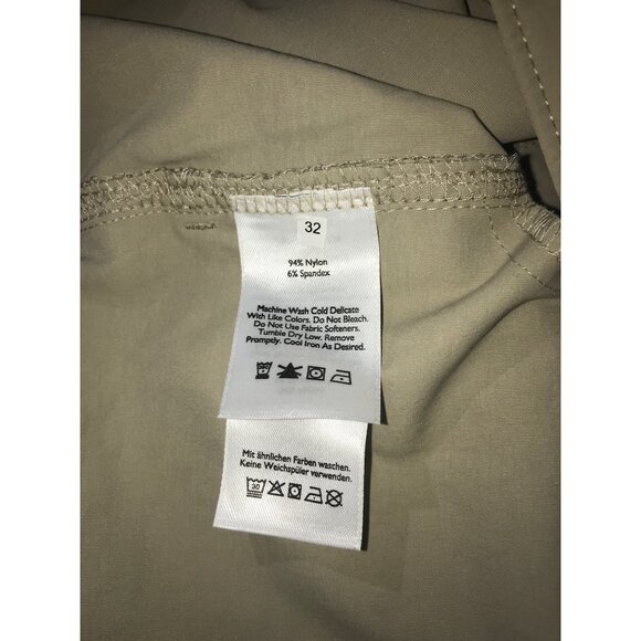 Eddie Bauer Men's "Live Your Adventure" Beige Active Shorts - Picture 4 of 7